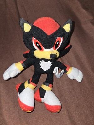 Vintage SEGA Shadow - Sonic The Hedgehog 8'' Plush Toy Network Rare 2001 - 2004