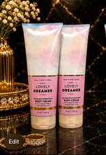 2 Bath Body Works Lovely Dreamer Body Cream Lotion 8 oz