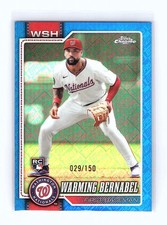 2026 TOPPS CHROME FANATICS WARMING BERNABEL BLUE REFRACTOR RC #/150