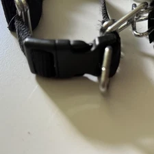 Dog Prong Training Collar Nylon Strap & Quick Release Adjustable Med/Large