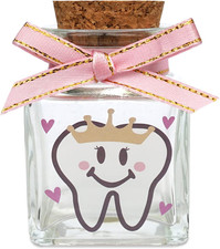 Tooth Fairy Box, Baby Tooth Box for Lost Teeth, Glass Tooth Holders for Kids Fir