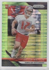 2018 Panini Prizm Rookie Neon Green Pulsar Prizm Justin Watson #273 ds4