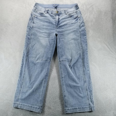 #ad Democracy Jeans Womens 16W Blue Barrel High Rise Ab Solution Stretch $29.99