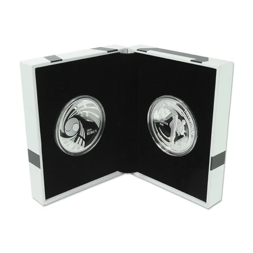 [KOMSCO]  2019 Taekwondo Silver Proof Set 1oz X 2
