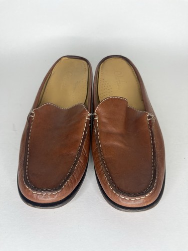 Cole Haan Shoes Clogs Mules Slides Womens Size 6B Brown Leather - Picture 15 of 18