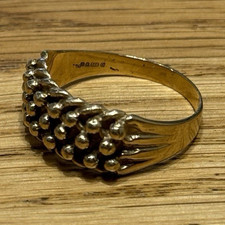 9ct Gold Keeper Ring (Size W) 