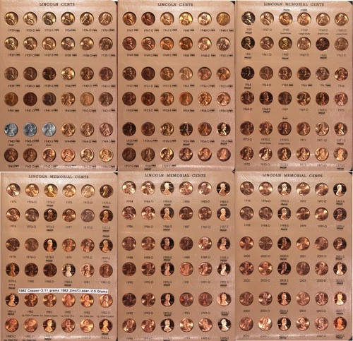 1934-2016 PDS Lincoln Cent Complete BU/Proof Set, 251 Coins, Ch / Gem BU/Proof!