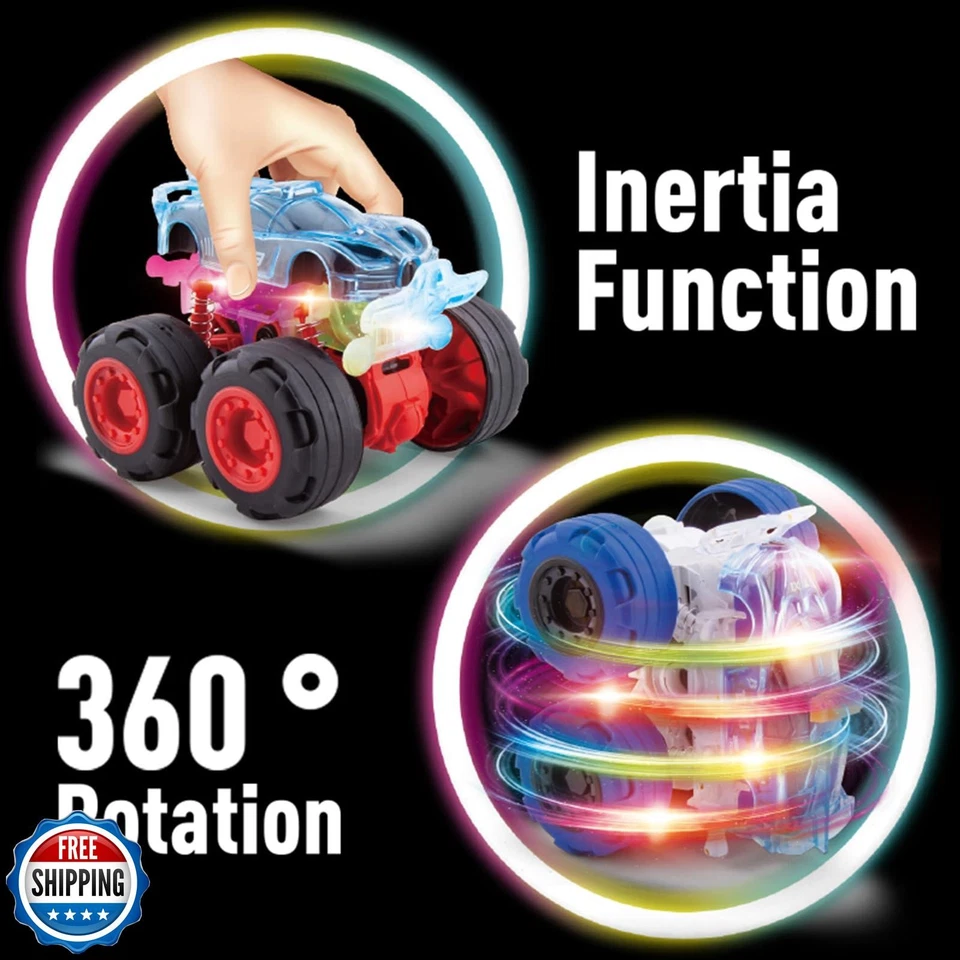 Toddler Toys for 3 4 5 Year Old Boy Birthday Gifts, Pull Back Vehicle Monster - Изображение 3 из 4