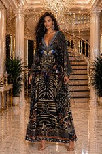 Camilla The Night We Met V-Neck Kaftan With Tie Waist Size L/XL
