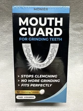 Monier Mouth Guard for Grinding Teeth at Night Dental Night Guard for Clenching