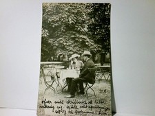 Leipzig. Unbekanntes Paar. Leipzig oder Umgebung. Alte Ansichtskarte / Postkarte