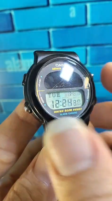 Buy Casio Moon Graph Black Men's Watch - GMW-15 online | eBay