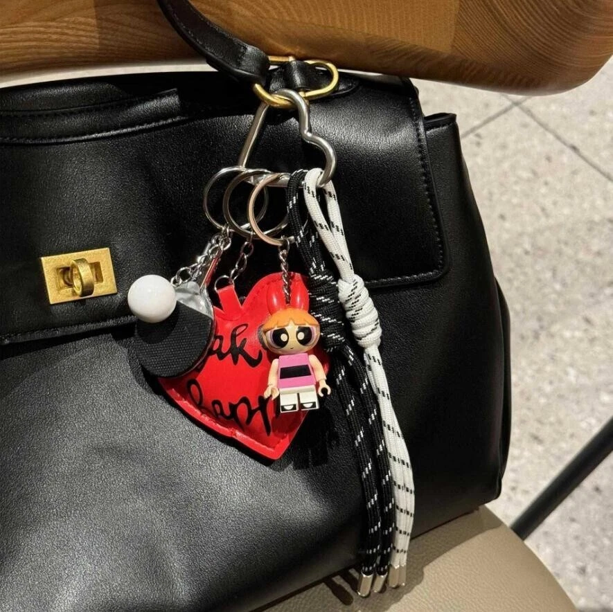 Llavero Llavero Llavero Bolso Dijes Colgantes Cartera Bolso Accesorios pareja Foto 3 de 4