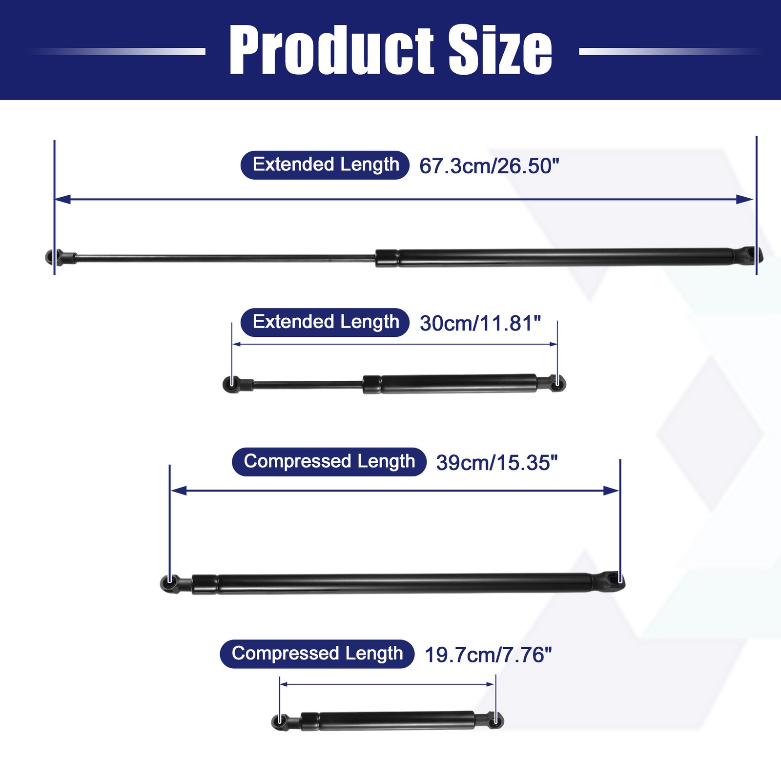 Pack of 4 Front Hood Rear Liftgate Lift Support Gas Struts For BMW E85 Z4 03-08