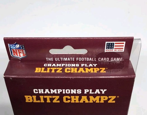 NFL Blitz Champz Card Game Washington Commanders Champions Play Cards Sealed - Picture 2 of 7