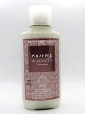 BATH BODY WORKS WRAPPED IN VANILLA BODY LOTION 8 FL OZ
