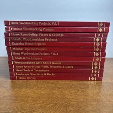 LOT OF 13 - Handyman Club Of America VTG Hardcover Books Hand Tools & Techniques