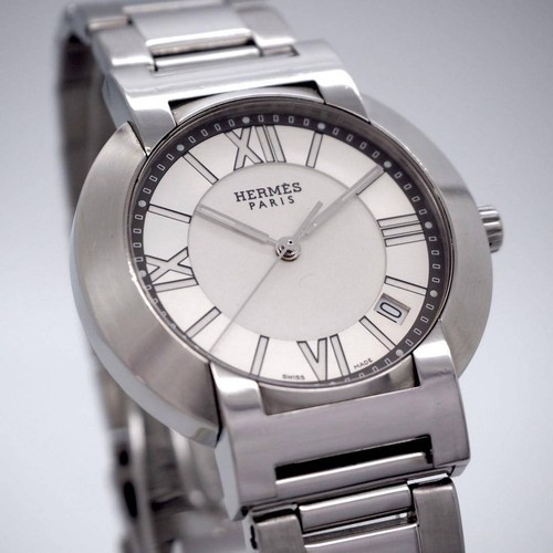 Authentic Hermes N01.710 Nomad Auto Quartz Men's Working Watch from Japan Rare - Picture 6 of 8