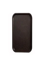 Premium Plastic Fast Food Tray 14x18 Inch Brown Serving Platter Restaurant Cafe