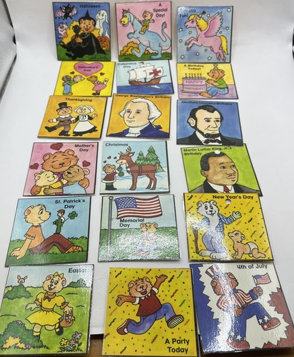 18 Colorful Classroom Homeschool Calendar Special Day Cards For Pocket Chart
