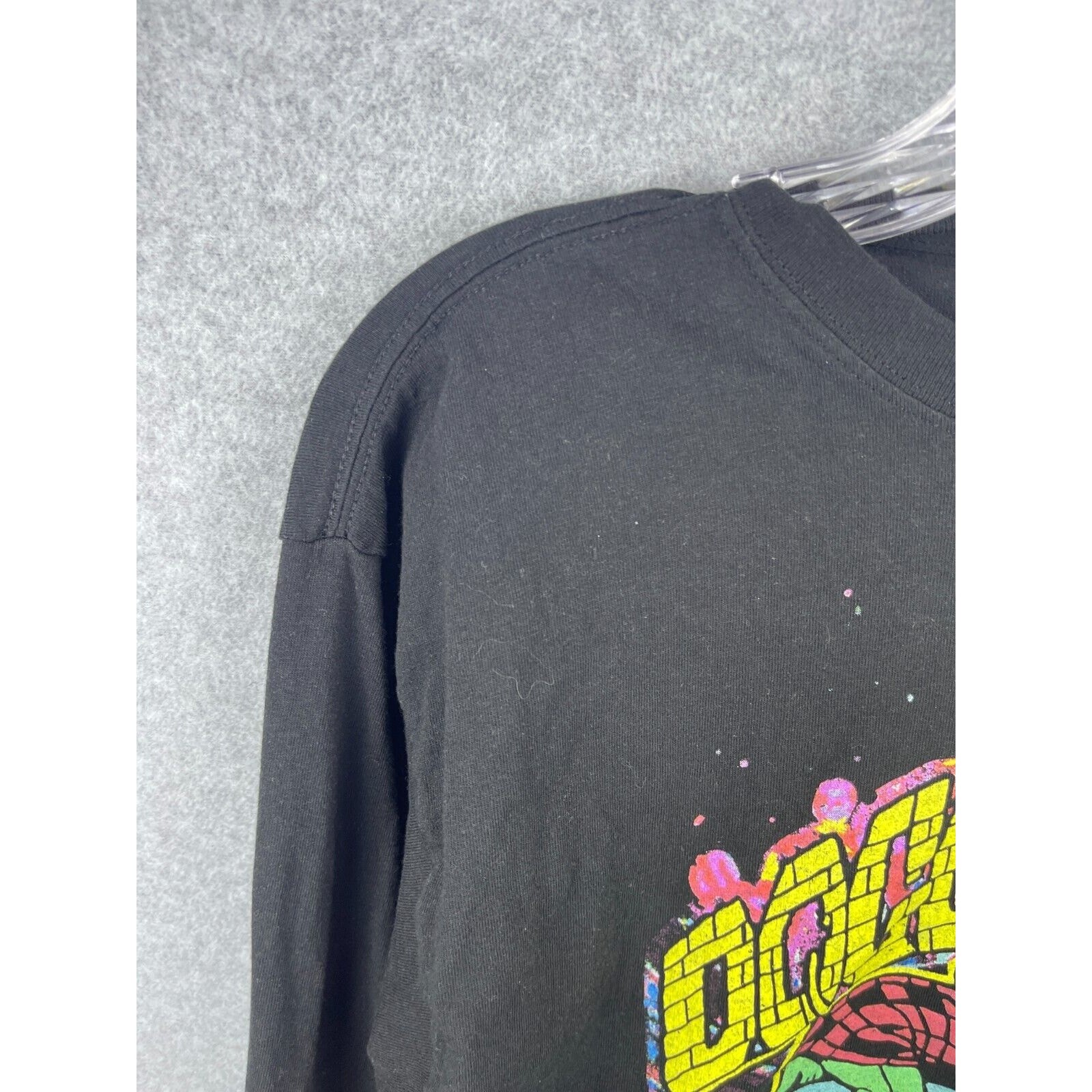 FILA Camicia Death Row Snoop Doggy Dogg stile cane M nera manica lunga taglio