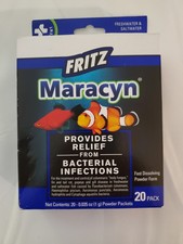 Fritz Maracyn -Relief From Bacterial Infections - Fresh Saltwater - 20 Pack