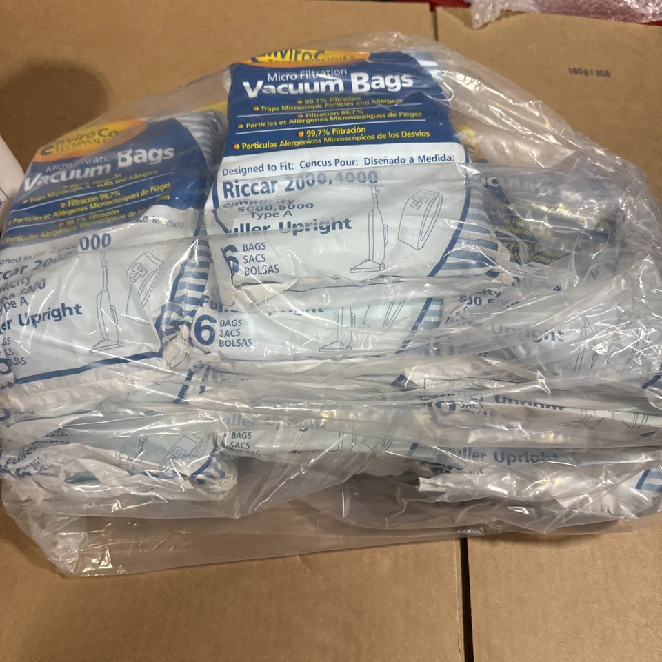 60Pc EnviroCare Vacuum Cleaner Bag For Riccar 2000, 4000 & Simplicity 5000, 6000 - Image 2 of 2