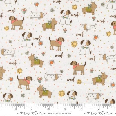 Lucky 55700 11 Puppy Parade Cloud by Sweetwater for Moda Fabrics - by half-yard