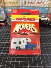 Majorette Movers Mobile Home #278 Series 200 Blue Nice New Card Fast Shipping