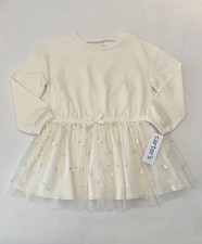 Carters Toddler Girl 5T Long Sleeve Heart Tutu Dress New