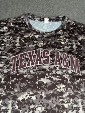 Texas A&M Aggies Baw Athletic Digital Camo Long Sleeve Performance Xl