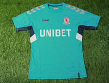 MIDDLESBROUGH 2018-2019 FOOTBALL SHIRT JERSEY TRAINING HUMMEL ORIGINAL SIZE S/M