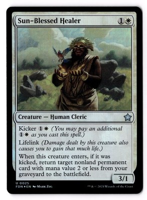 Sun-Blessed Healer 25 Foundations Foil NM