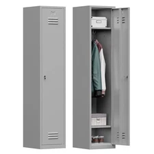 Storage Cabinets Metal Wardrobe Cabinets with Lock,Clothing Locker for Home Gym