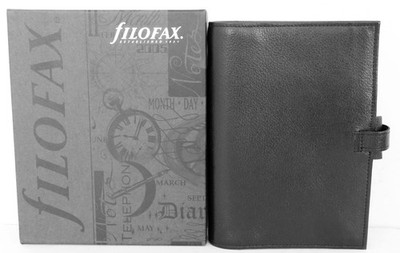 New Never Used Circa 2005 Filofax Personal Kensington REAL Leather