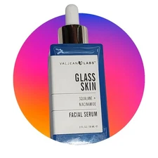 VALJEAN LABS Glass Skin Facial Serum Squalane + Niacinamide 2fl.oz