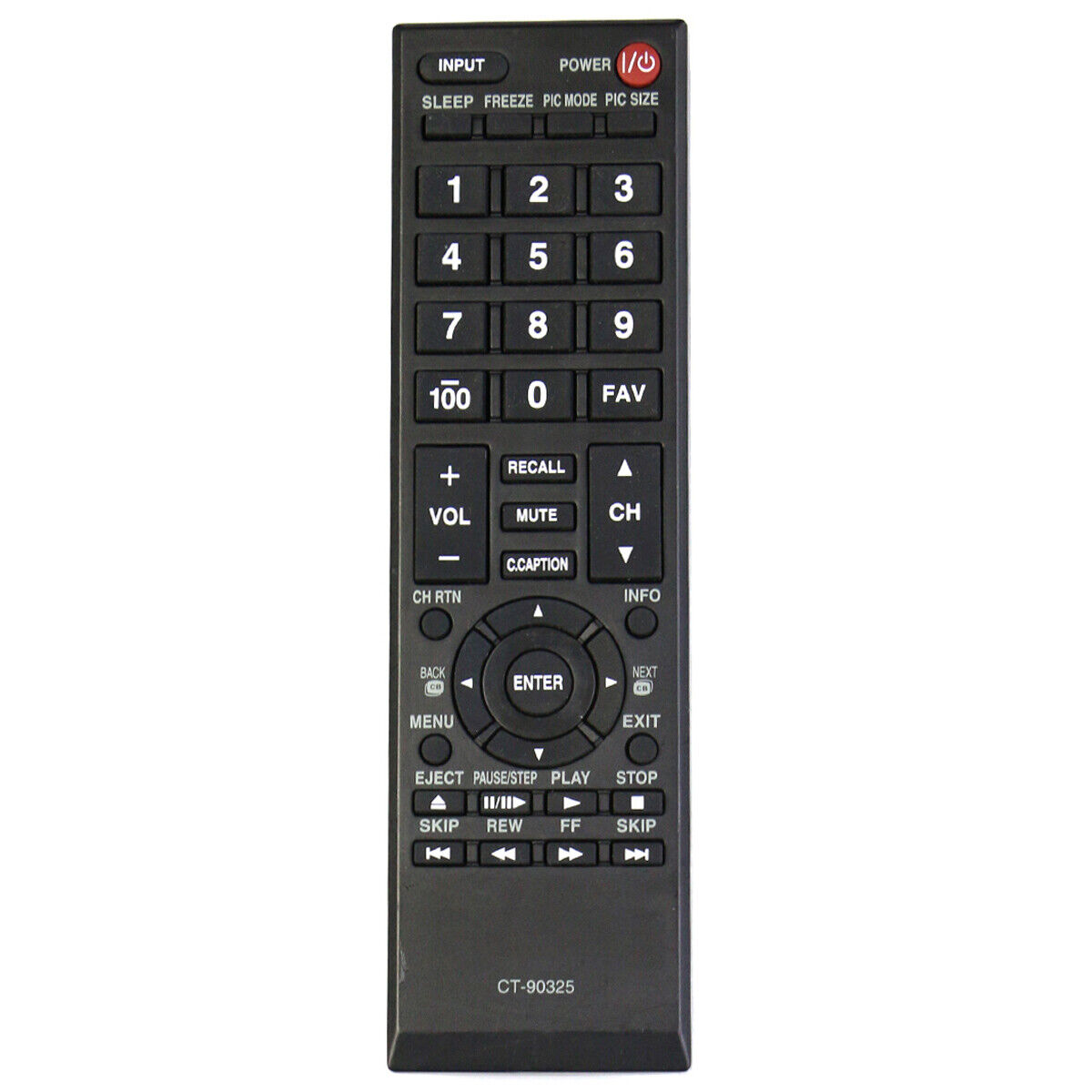 TV Remote CT-90325 for Toshiba 40E210U 40FT1U 19Sl400 19Sl400U 55HT1U  32DT2UL