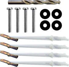 Steel Stud TV Mounting Kit for Tilt & Low Profile TV Mounts - Includes 4 Snaptog