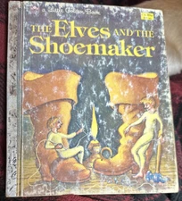 Vtg The Elves and the Shoemaker A Little Golden Book 1983 First Edition