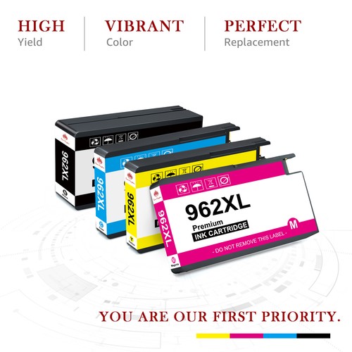 962XL Ink Cartridges for HP OfficeJet Pro 9015 9010 9018 9025 9010 9012 9020 Lot - Picture 4 of 11