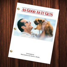 As Good as It Gets Movie Script Full Screenplay Full Script Movie Reprint