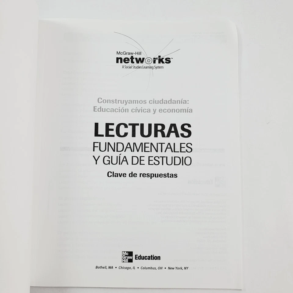 Building Citizenship: Civics and Economics Answer Key Spanish Paperback - Image 2 of 4