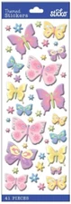 Butterflies, 3D scrapbook sticker Sticko 52-38219