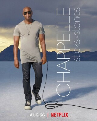 DAVE CHAPPELLE - STICKS & STONES (2019) poster - glossy A4 print
