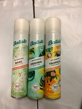 Variety 3 Pack - Batiste Dry Shampoo Original/Bare/Tropical w/Keratin, 3.81oz
