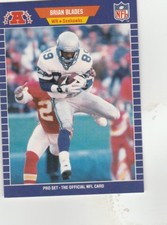 FREE SHIPPING-MINT-1989 Pro Set  #390 Brian Blades SEATTLE SEAHAWKS ROOKIE