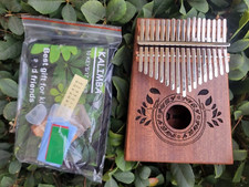 Kalimba Thumb Piano 17 Keys Finger Piano Gifts Open Box , Fast Delivery