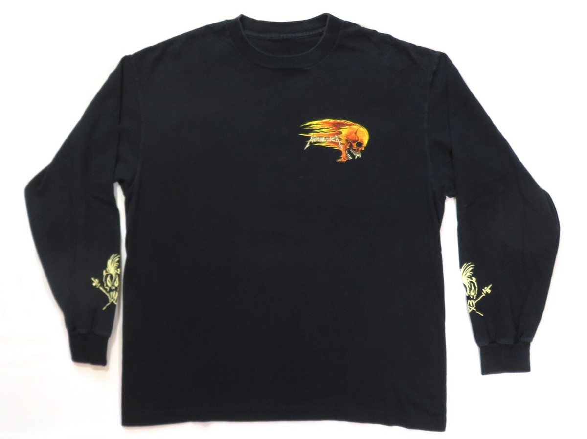 Metallica Vintage Long Sleeve T Shirt 1994 Pushead Birth School