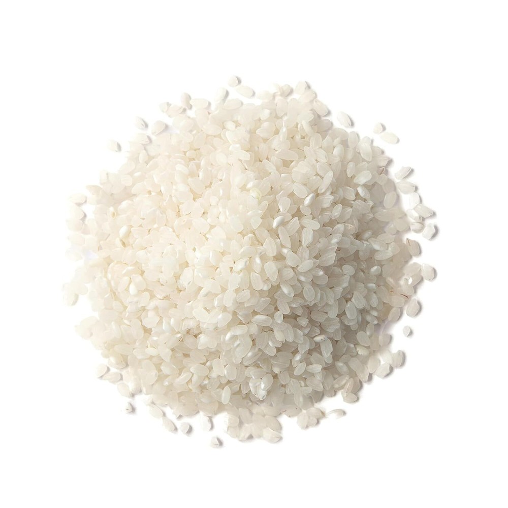 Organic Short Grain White Sushi Rice — Non-GMO Sticky Rice, Vegan, Easy to Cook