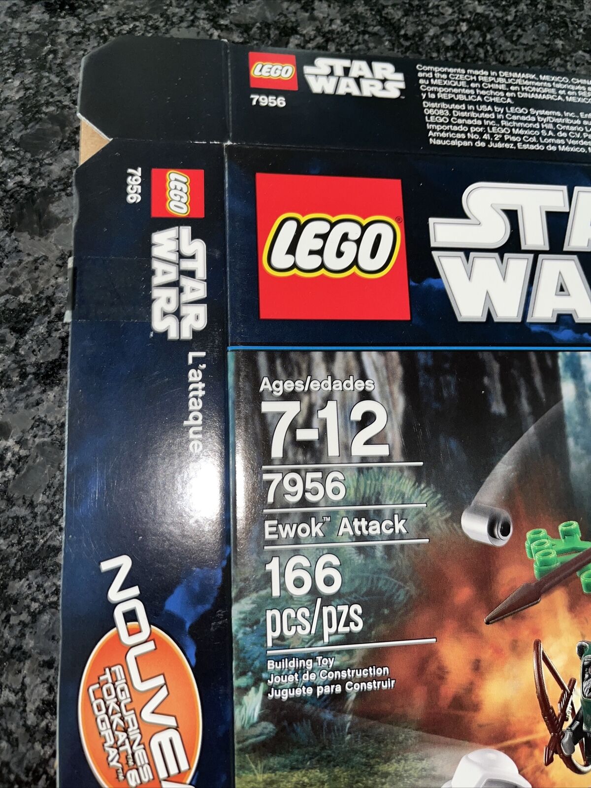 LEGO Star Wars: Ewok Attack (7956) ( RETIRED, RARE, OLD LEGO ) BOX
